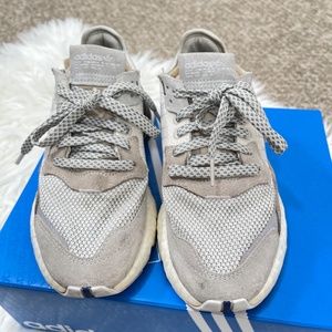 Adidas Nite Jogger Active Royal Blue Sneakers US Men Size 5 Women Size 6